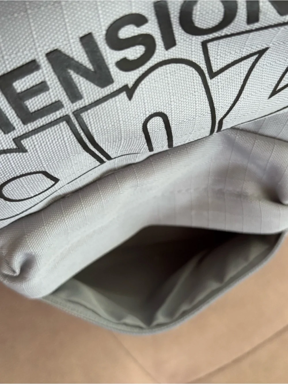 Like new Italian small grey backpack